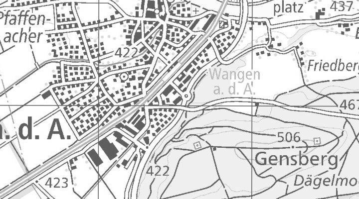 Kartenausschnitt: Schenkstrasse 13, 3380 Wangen an der Aare