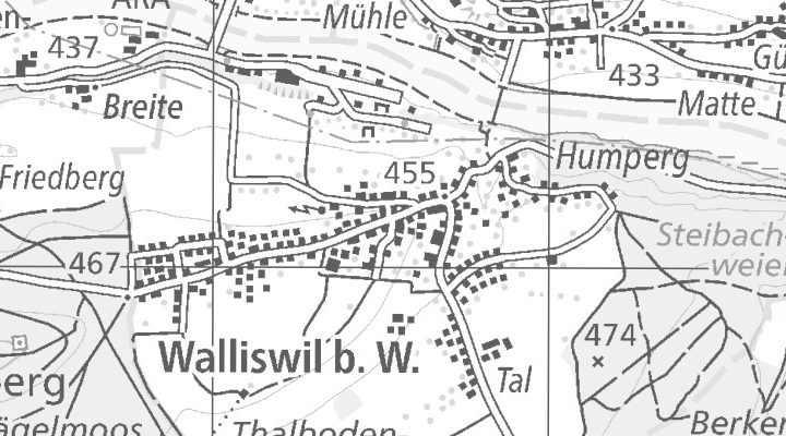 Kartenausschnitt: 1950 Wallis
