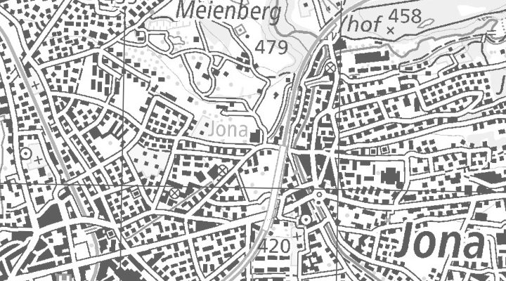 Kartenausschnitt: Werkstrasse 30, 8645 Jona