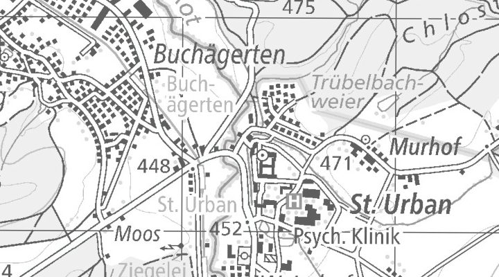 Kartenausschnitt: Murhofstrasse 2, 4915 St. Urban