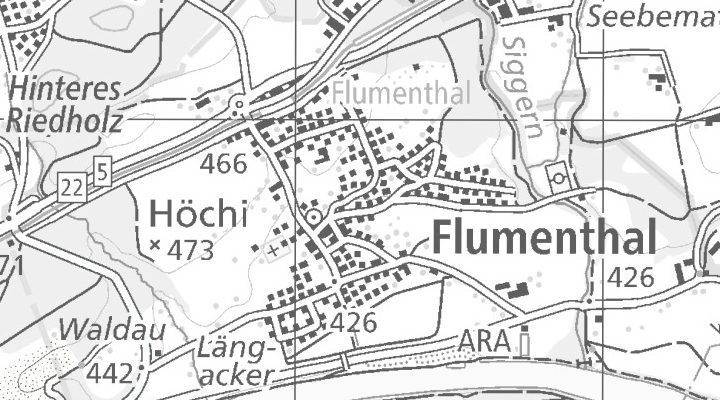 Kartenausschnitt: Jurastrasse 6, 4534 Flumenthal SO