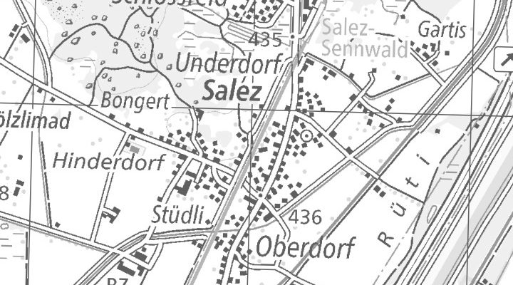 Kartenausschnitt: 9465 Salez