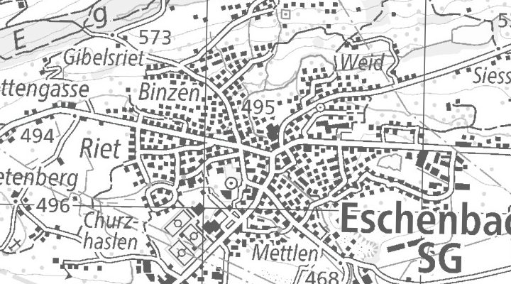 Kartenausschnitt: Rössligass 3, 8733 Eschenbach SG