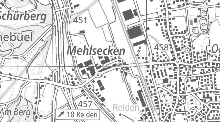 Kartenausschnitt: Kreuzmatte 11, 6260 Reiden