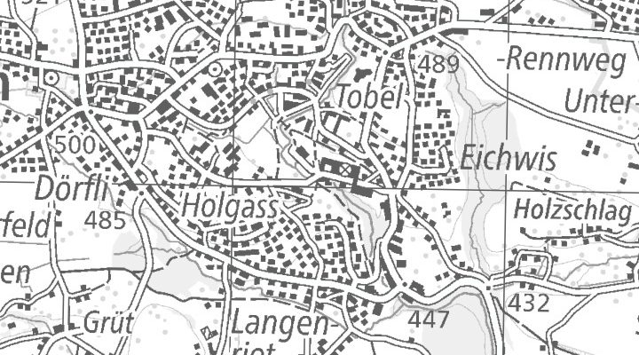 Kartenausschnitt: Eichtalstrasse 54, 8634 Hombrechtikon