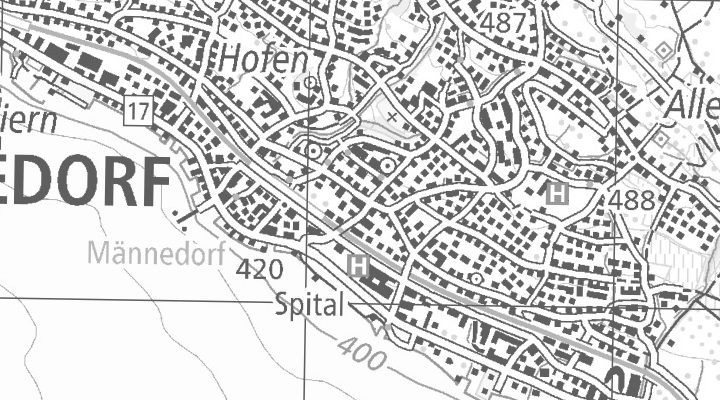 Kartenausschnitt: Alte Landstrasse 262, 8708 Männedorf