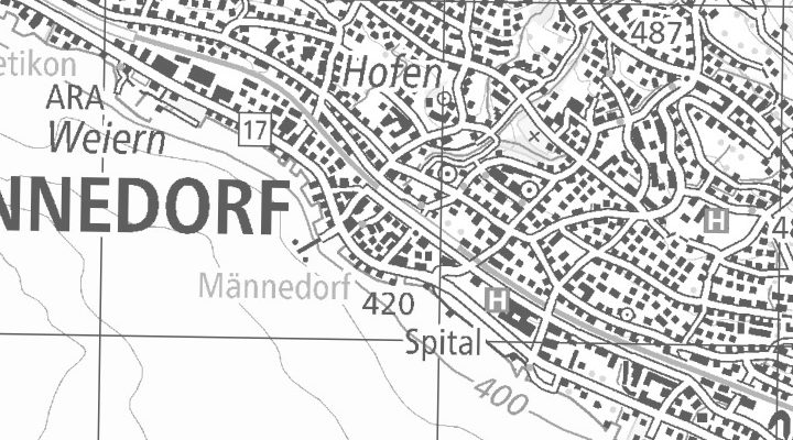 Kartenausschnitt: Bahnhofstrasse 14, 8708 Männedorf