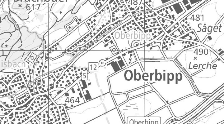 Kartenausschnitt: Bielstrasse 15, 4538 Oberbipp