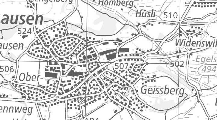 Kartenausschnitt: Landstrasse 37, 8633 Wolfhausen