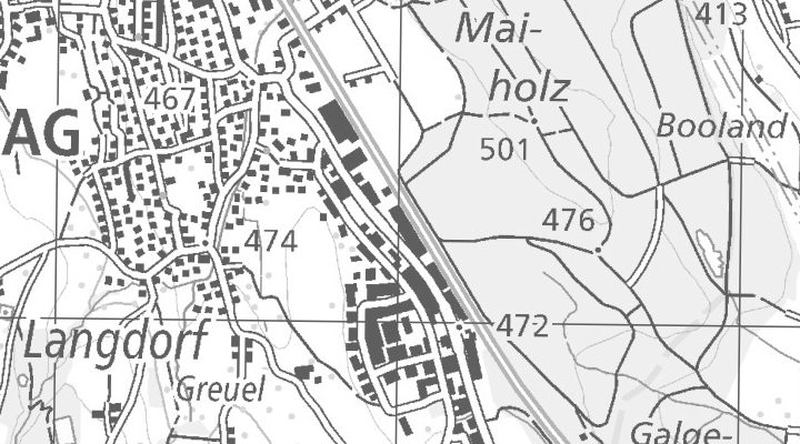 Kartenausschnitt: Luzernerstrasse 105, 5630 Muri AG