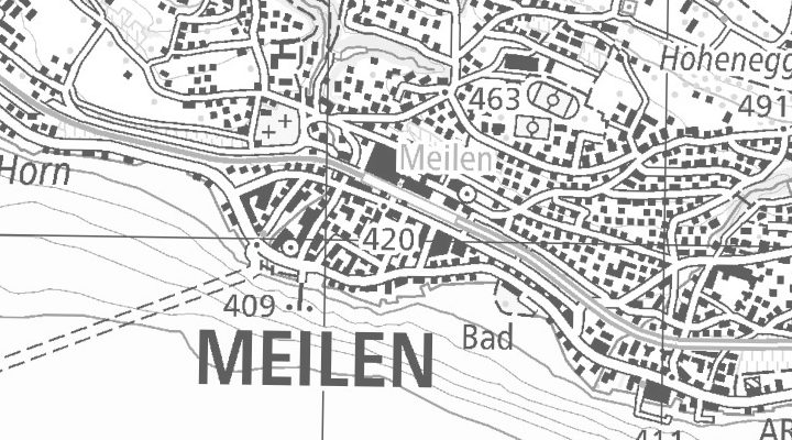 Kartenausschnitt: Bahnhofstrasse 35, 8706 Meilen