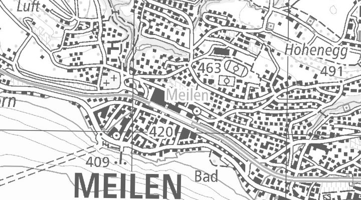 Kartenausschnitt: Bruechstrasse 70, 8706 Meilen