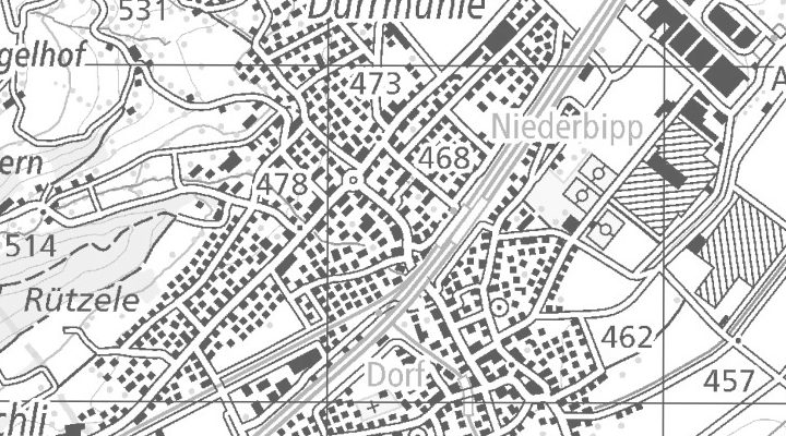 Kartenausschnitt: Wydenstrasse 19, 4704 Niederbipp