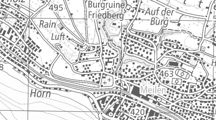 Kartenausschnitt: Plattenstrasse 62, 8706 Meilen