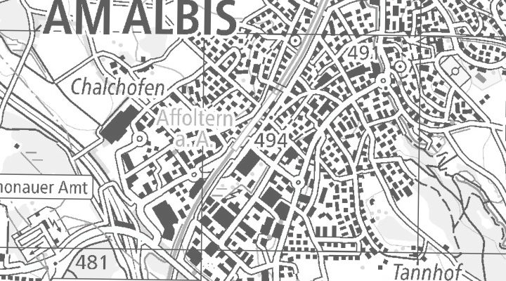 Kartenausschnitt: Bahnhofplatz 5a, 8910 Affoltern am Albis