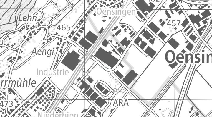 Kartenausschnitt: Fenchackerweg 1, 4704 Niederbipp