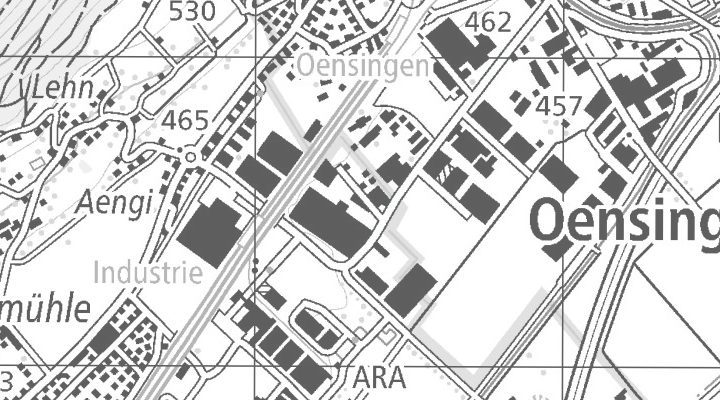 Kartenausschnitt: Fenchackerweg 3, 4704 Niederbipp