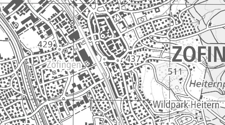 Kartenausschnitt: 4800 Zofingen - Aarburgerstrasse 4