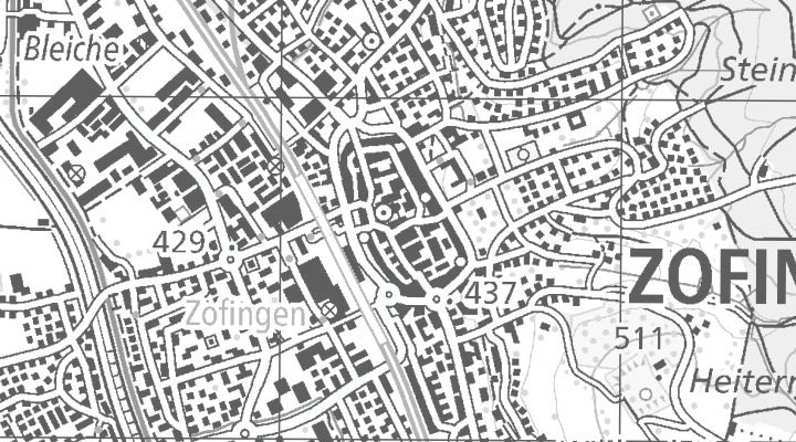 Kartenausschnitt: Kirchplatz 30, 4800 Zofingen