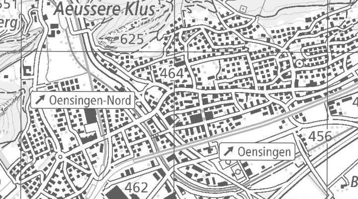 Kartenausschnitt: Dünnernstrasse 37, 4702 Oensingen