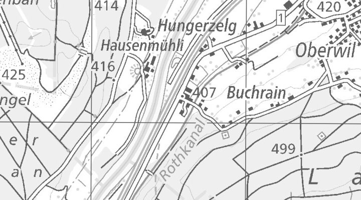 Kartenausschnitt: Bernstrasse 283, 4852 Rothrist