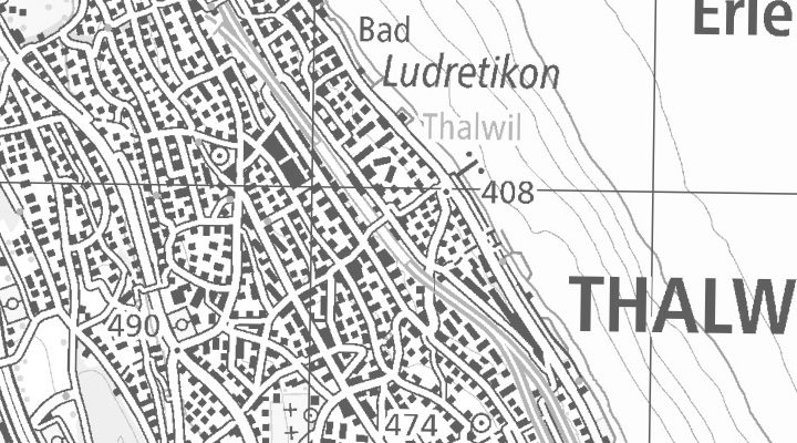 Kartenausschnitt: Bahnhofstrasse 16, 8800 Thalwil