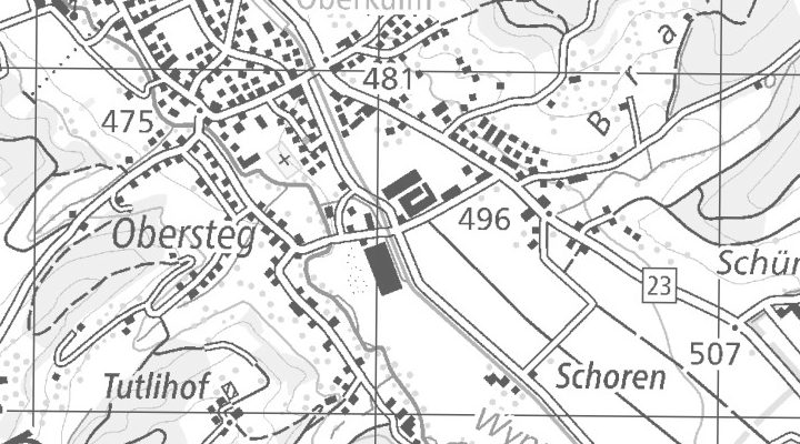 Kartenausschnitt: Gontenschwilerstrasse 5, 5727 Oberkulm