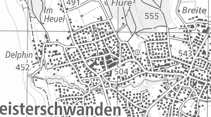 Kartenausschnitt: Industriestrasse 6, 5616 Meisterschwanden