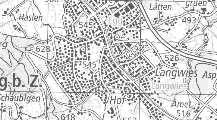 Kartenausschnitt: Gewerbestrasse 10, 8132 Egg