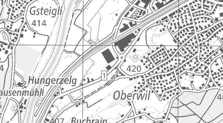 Kartenausschnitt: Neue Industriestrasse 1, 4852 Rothrist