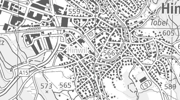 Kartenausschnitt: Fabrikstrasse, 8340 Hinwil