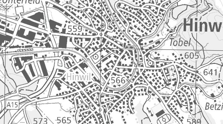 Kartenausschnitt: Dürntnerstrasse 12, 8340 Hinwil
