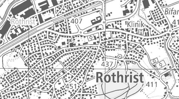 Kartenausschnitt: Rothrist