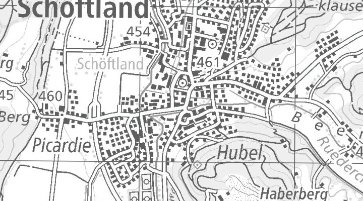 Kartenausschnitt: Dorfstrasse 38, 5040 Schöftland