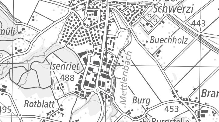 Kartenausschnitt: Mettlenbachstrasse 23, 8617 Mönchaltorf