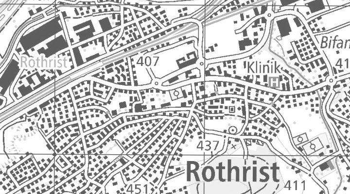 Kartenausschnitt: Rothrist