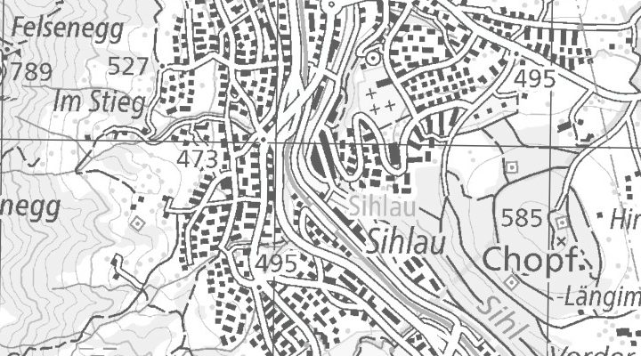 Kartenausschnitt: Webereistrasse 68, 8134 Adliswil
