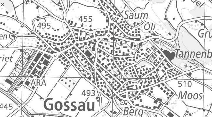 Kartenausschnitt: Schlachthofstrasse 20, 9200 Gossau