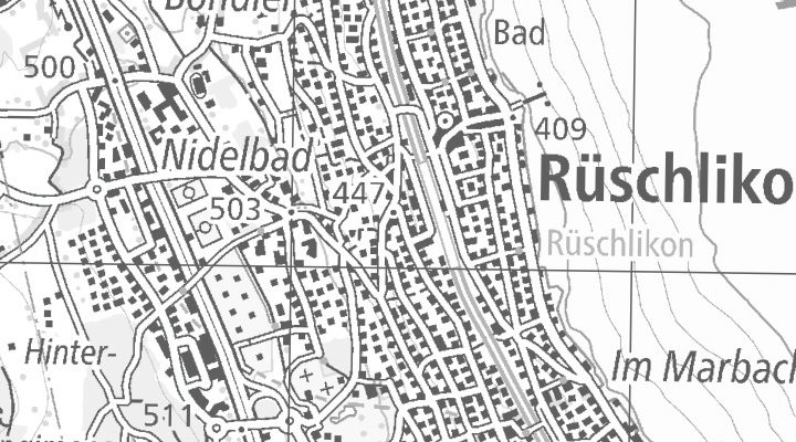 Kartenausschnitt: Alte Landstrasse 68, 8803 Rüschlikon