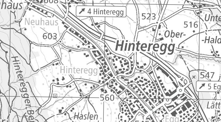 Kartenausschnitt: Forchstrasse 185c, 8132 Hinteregg