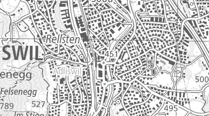 Kartenausschnitt: Adliswil