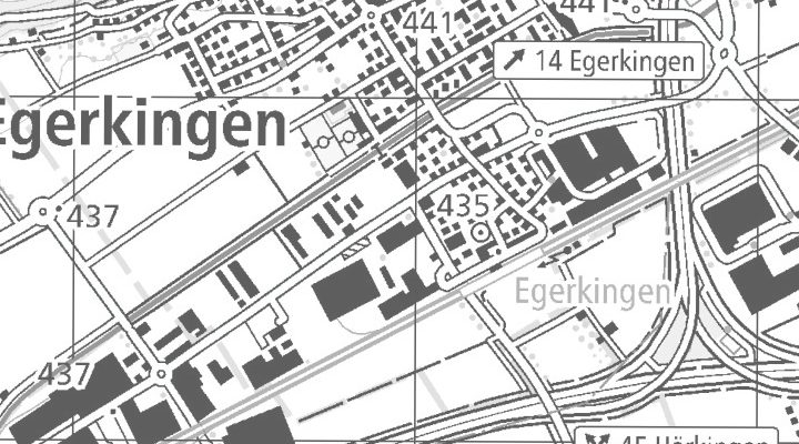 Kartenausschnitt: Industriestrasse 5, 4622 Egerkingen