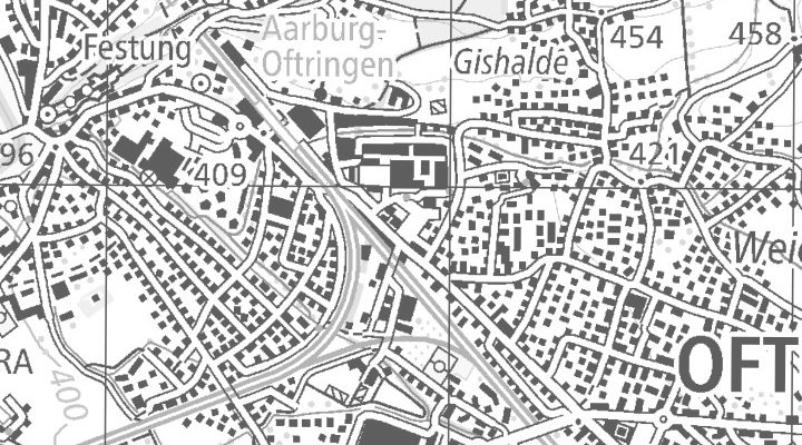 Kartenausschnitt: Baslerstrasse 42, 4665 Oftringen