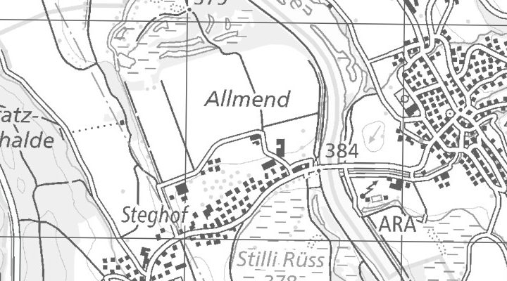 Kartenausschnitt: Allmendstrasse 3, 8919 Rottenschwil