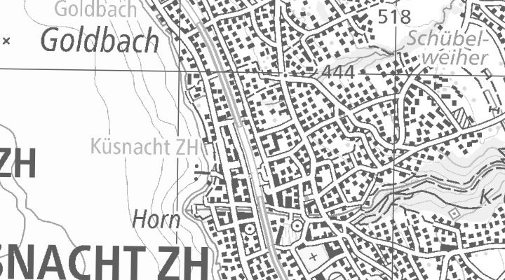 Kartenausschnitt: Zürichstrasse 148, 8700 Küsnacht