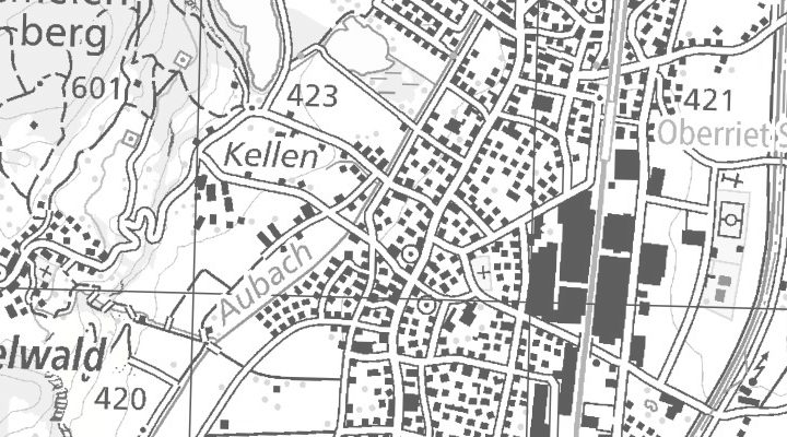 Kartenausschnitt: Eichaustrasse 1, 9463 Oberriet