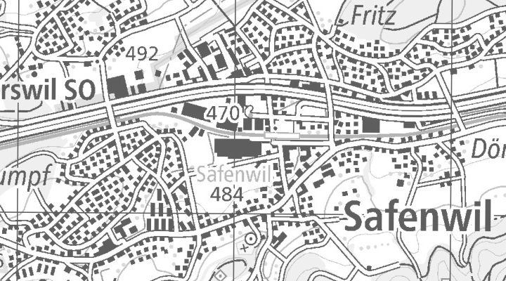 Kartenausschnitt: Emil-Frey-Strasse, 5745 Safenwil