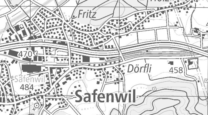 Kartenausschnitt: Kanalstrasse 18, 5745 Safenwil
