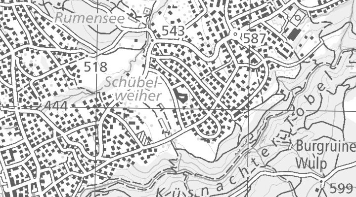 Kartenausschnitt: Tägermoosstrasse 27, 8700 Küsnacht