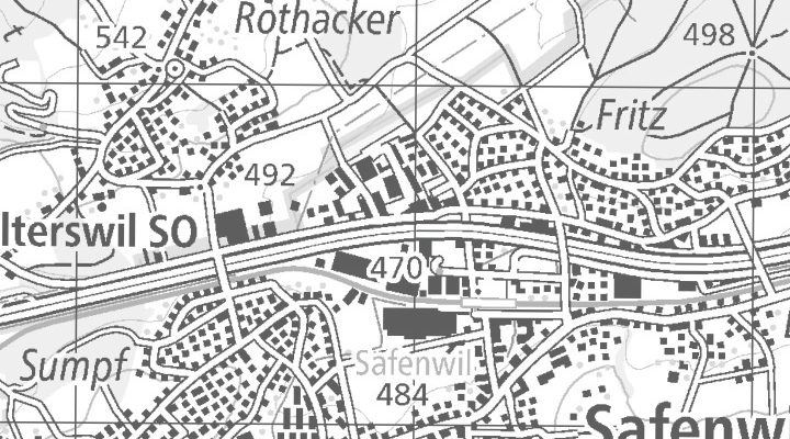 Kartenausschnitt: Emil-Frey-Strasse, 5745 Safenwil
